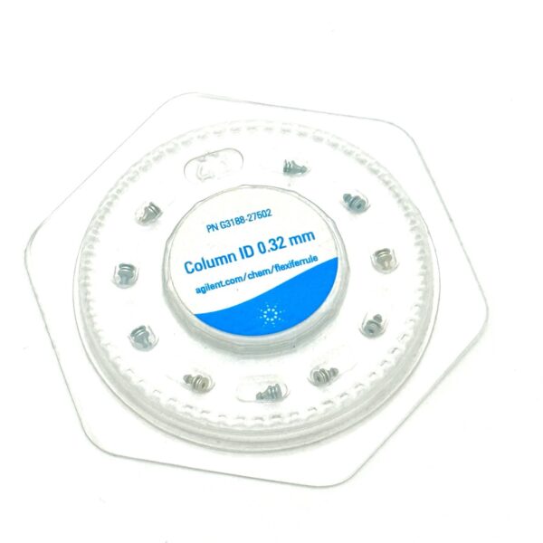 Flexible Metal ferrule, UltiMetal Plus, fused silica tubing, 10/pk PN: G3188-27502